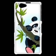 Coque Sony Xperia Z1 Compact Panda géant en cartoon