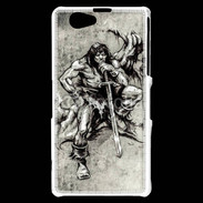 Coque Sony Xperia Z1 Compact Guerrier en dessin 25