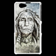 Coque Sony Xperia Z1 Compact Indiens d’Amérique en dessin 25