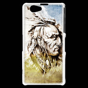 Coque Sony Xperia Z1 Compact Indiens d’Amérique en dessin 27