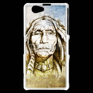 Coque Sony Xperia Z1 Compact Indiens d’Amérique en dessin 28