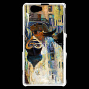 Coque Sony Xperia Z1 Compact Peinture du canal de Venise en Italie