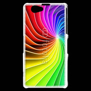 Coque Sony Xperia Z1 Compact Art abstrait en couleur