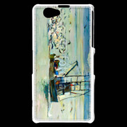 Coque Sony Xperia Z1 Compact Peinture bateau de pêche