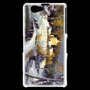 Coque Sony Xperia Z1 Compact Peinture village rural