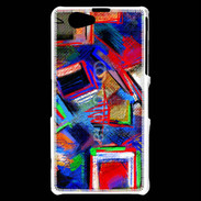 Coque Sony Xperia Z1 Compact Peinture abstraite 2