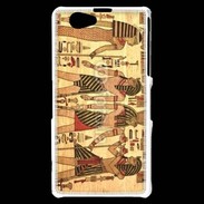Coque Sony Xperia Z1 Compact Peinture Papyrus Egypte