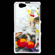 Coque Sony Xperia Z1 Compact Peinture nature morte 10