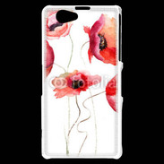 Coque Sony Xperia Z1 Compact Peinture de Coquelicots