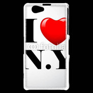 Coque Sony Xperia Z1 Compact I love New York