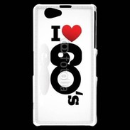 Coque Sony Xperia Z1 Compact I love 60's