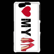 Coque Sony Xperia Z1 Compact I love my shoes