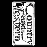 Coque Sony Xperia Z1 Compact Country and western