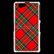 Coque Sony Xperia Z1 Compact Fond tissus écossais