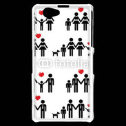 Coque Sony Xperia Z1 Compact Gay et lesbiennes en couple