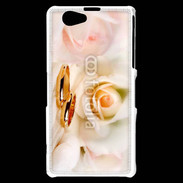 Coque Sony Xperia Z1 Compact Alliance sur fond de rose