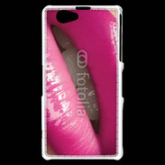 Coque Sony Xperia Z1 Compact Lèvres roses