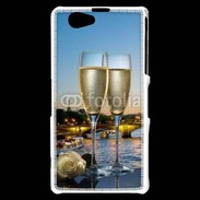 Coque Sony Xperia Z1 Compact Amour au champagne