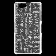 Coque Sony Xperia Z1 Compact Mariage gay 2