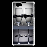 Coque Sony Xperia Z1 Compact Coupe de champagne gay