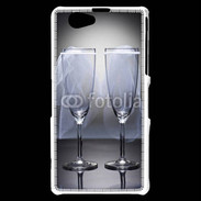 Coque Sony Xperia Z1 Compact Coupe de champagne lesbienne