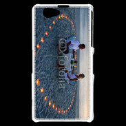 Coque Sony Xperia Z1 Compact Couple romantique devant la mer