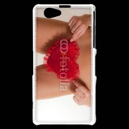 Coque Sony Xperia Z1 Compact Coeur sexy