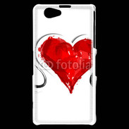 Coque Sony Xperia Z1 Compact Love en peinture 5