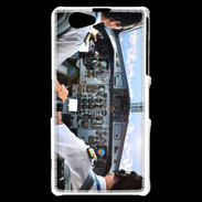 Coque Sony Xperia Z1 Compact Cockpit avion de ligne