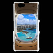 Coque Sony Xperia Z1 Compact Vue de l'intérieur d'un avion