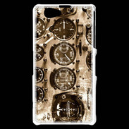 Coque Sony Xperia Z1 Compact Rétro aviation