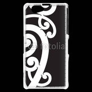 Coque Sony Xperia Z1 Compact Tatouage Maori