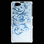 Coque Sony Xperia Z1 Compact Fond tribal bleu