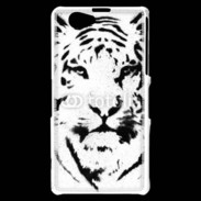 Coque Sony Xperia Z1 Compact Tatouage Tigre