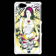 Coque Sony Xperia Z1 Compact Tatouage Girl