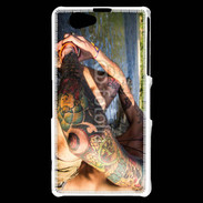 Coque Sony Xperia Z1 Compact Tatouage homme sexy