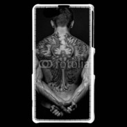 Coque Sony Xperia Z1 Compact Tatouage d'un ange dans le dos