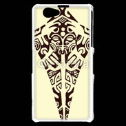 Coque Sony Xperia Z1 Compact Tatouage Maori 6