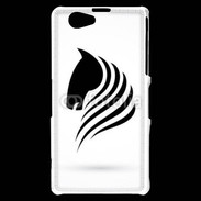 Coque Sony Xperia Z1 Compact Tatoo cheval
