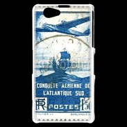 Coque Sony Xperia Z1 Compact Timbre Aéropostal