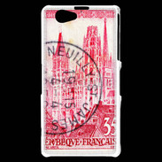 Coque Sony Xperia Z1 Compact Timbre 1957 Cathédrale de Rouen