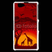 Coque Sony Xperia Z1 Compact Savane