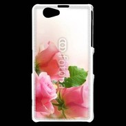 Coque Sony Xperia Z1 Compact Belle rose 2