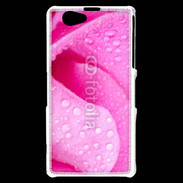 Coque Sony Xperia Z1 Compact Pétale de rose
