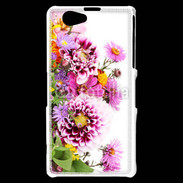 Coque Sony Xperia Z1 Compact Bouquet de fleurs 5