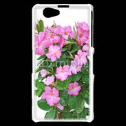 Coque Sony Xperia Z1 Compact Fleurs Dipladénia