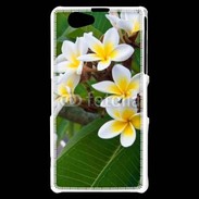 Coque Sony Xperia Z1 Compact Fleurs Frangipane 2