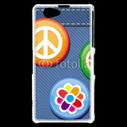 Coque Sony Xperia Z1 Compact Hippies jean's