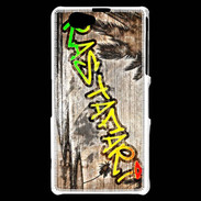 Coque Sony Xperia Z1 Compact Rastafari graffiti