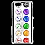 Coque Sony Xperia Z1 Compact Love and peace 5